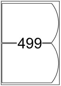 Bottle labels 204mm x 139.6mm - White Paper Labels