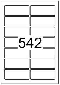 Rectangle Labels 90 mm x 35 mm - Speciality Paper Labels