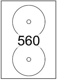 CD/ DVD small hole labels - Speciality Paper Labels