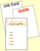 Creative Card - 901-01 Full A4 sheet of creative Card. Ideal for: Job Cards, Menus, Signs, Report Cards - and so many more uses! Once you have these around you will find uses for them everywhere!
