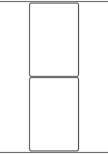 Rectangle Labels 100mm x 150mm - 460 labels per roll