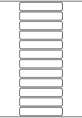 Rectangle Labels 105mm x 20mm - 3,010 labels per roll