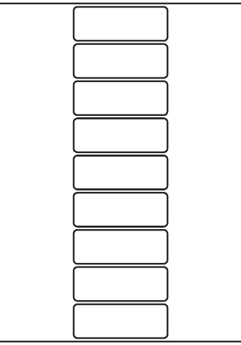 Rectangle Labels 100mm x 36mm - 1,770 labels per roll