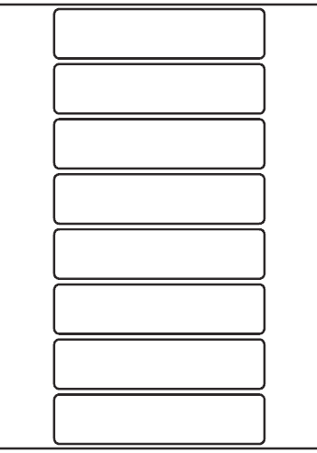 Rectangle Labels 100mm x 23.5mm - 2,670 labels per roll