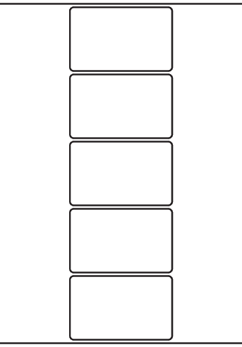 Rectangle Labels 90mm x 56mm - 1,190 labels per roll