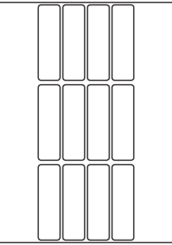 Rectangle Labels 23mm x 80mm - 3,320 labels per roll