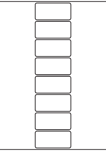 Rectangle Labels 74mm x 35mm - 1,840 labels per roll