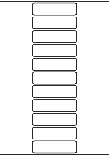 Rectangle Labels 74mm x 20mm - 3,030 labels per roll