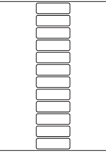 Rectangle Label 64mm x 20mm - 3,010 labels per roll