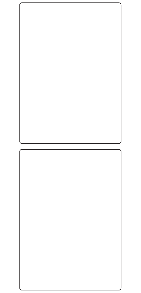Rectangle Labels 90mm x 125mm - 540 labels per roll