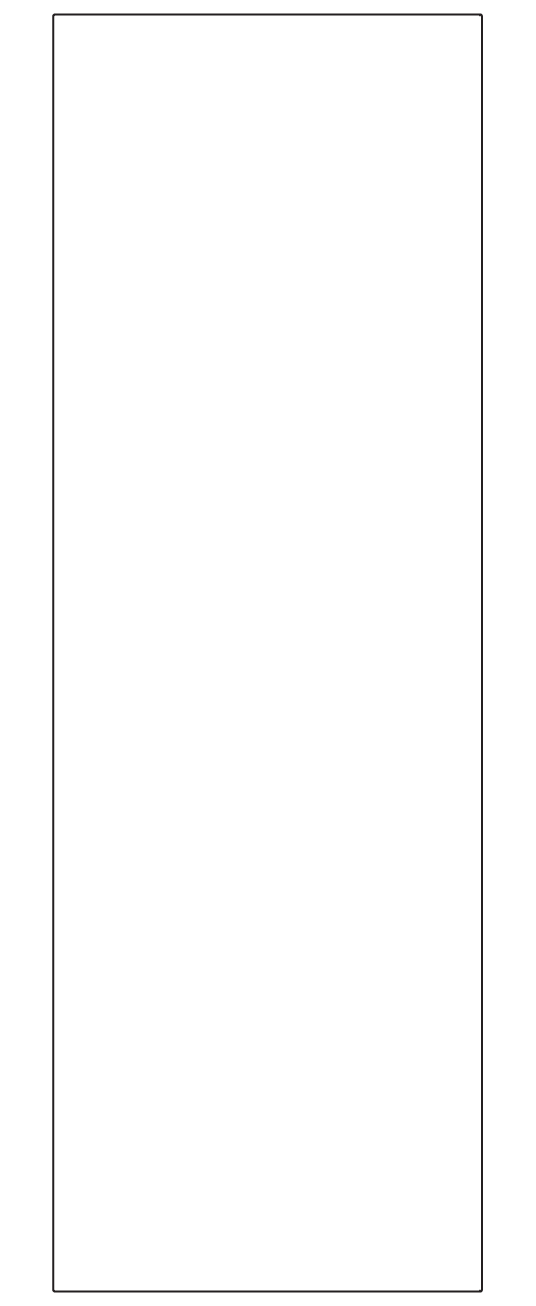 Rectangle Labels 100mm x 298mm - 230 labels per roll