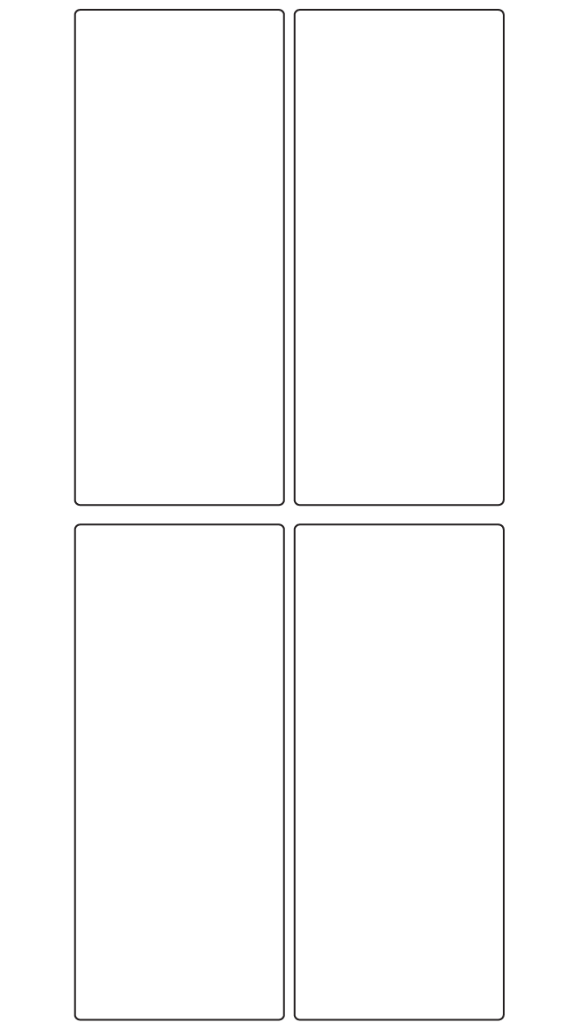 Rectangle Labels 60mm x 142mm - 950 labels per roll