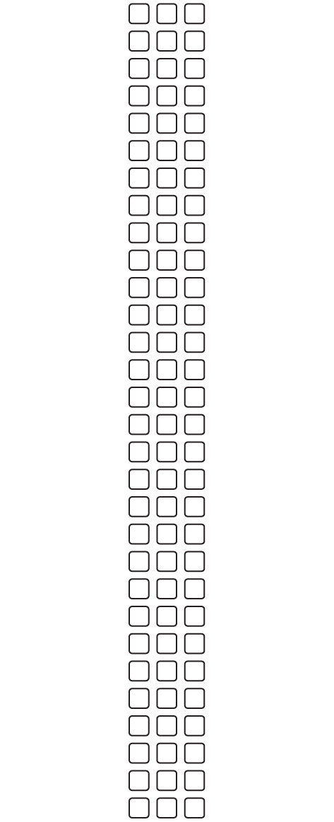 Rectangle Labels 7mm x 7mm - 21340 labels per roll