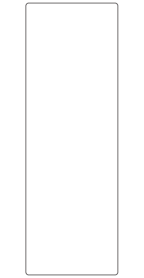 Rectangle Labels 80mm x 236mm - 290 labels per roll