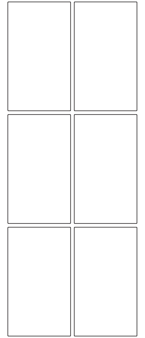 Rectangle Labels 52mm x 90mm - 1500 labels per roll