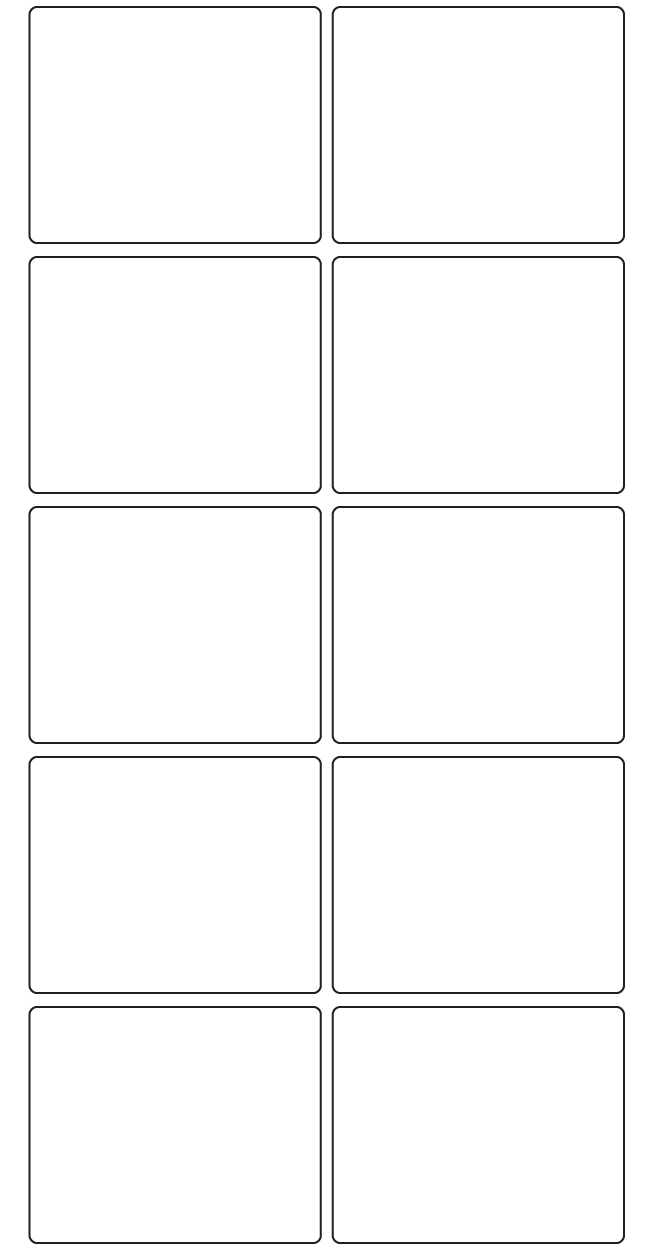 Rectangle Labels 74mm x 60mm - 2200 labels per roll