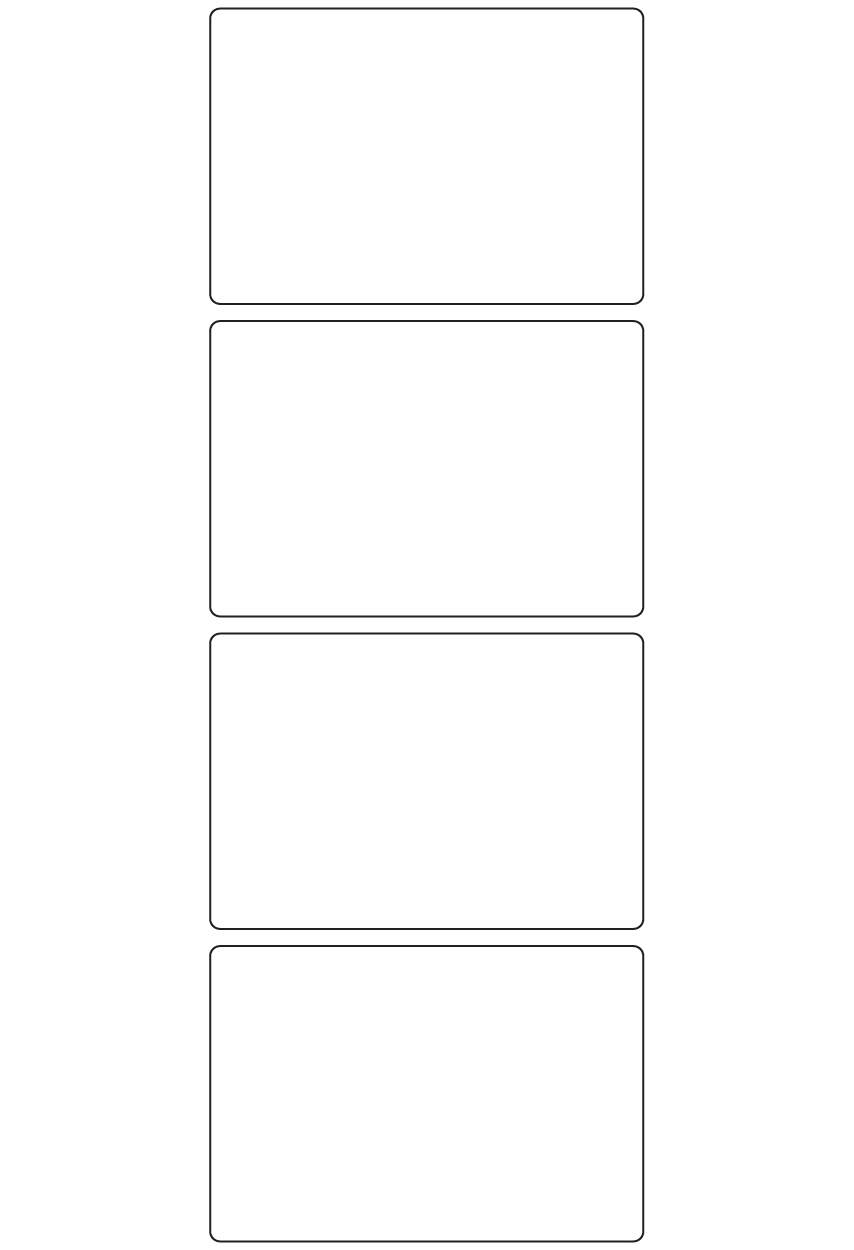 Rectangle Labels 110mm x 75mm - 880 labels per roll