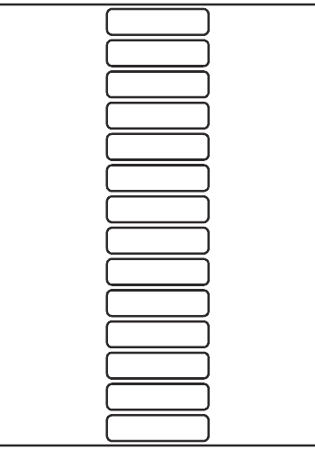 Rectangle Label 59mm x 15mm - 3,850 labels per roll