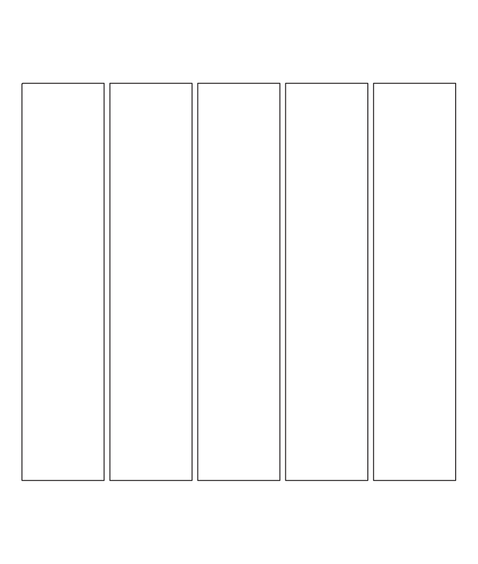 Rectangle Labels 43mm x 208mm - 1190 labels per roll