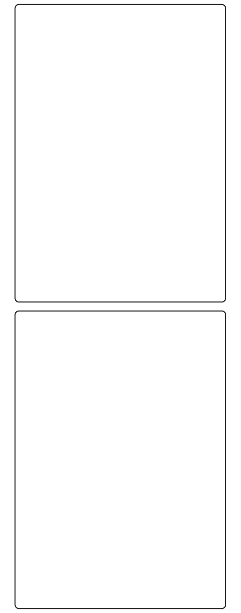 Rectangle Labels 105mm x 148mm - 460 labels per roll