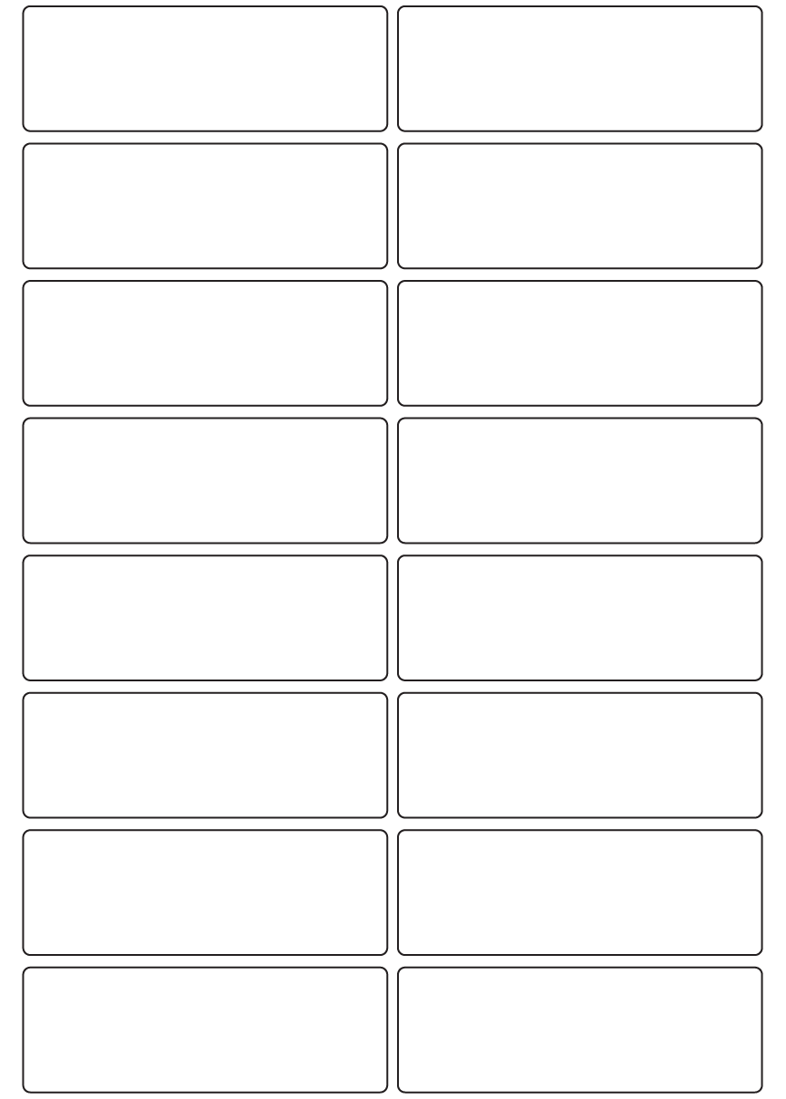 Rectangle Labels 102mm x 35mm - 3640 labels per roll
