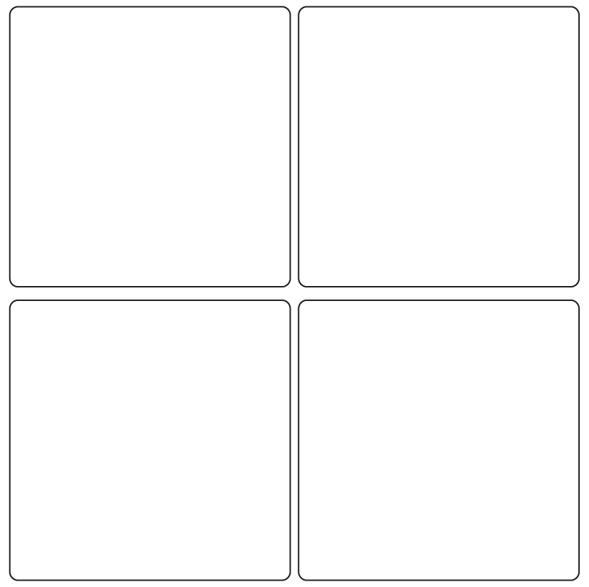 Rectangle Labels 100mm x 100mm - 1340 labels per roll