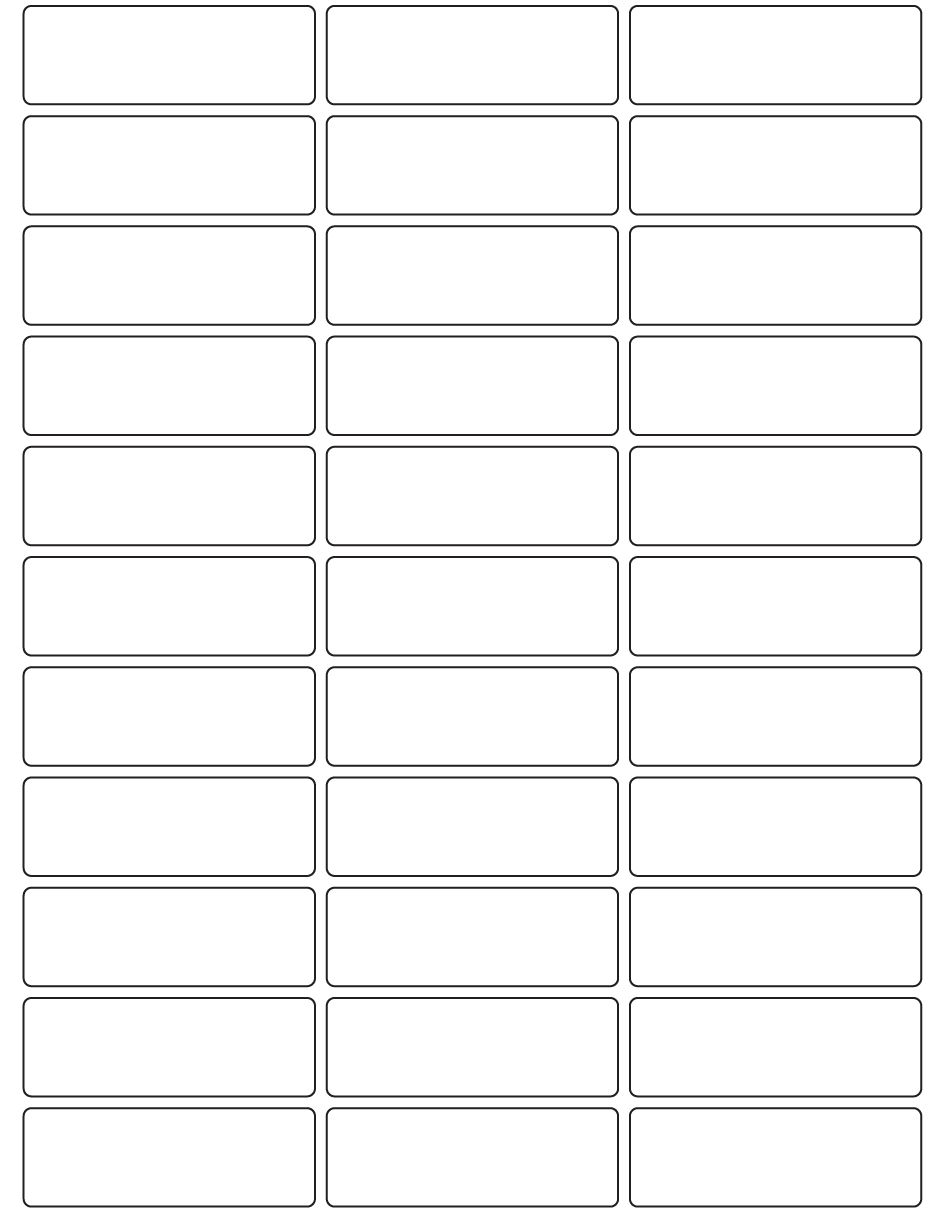 Rectangle Labels 74mm x 25mm - 7500 labels per roll