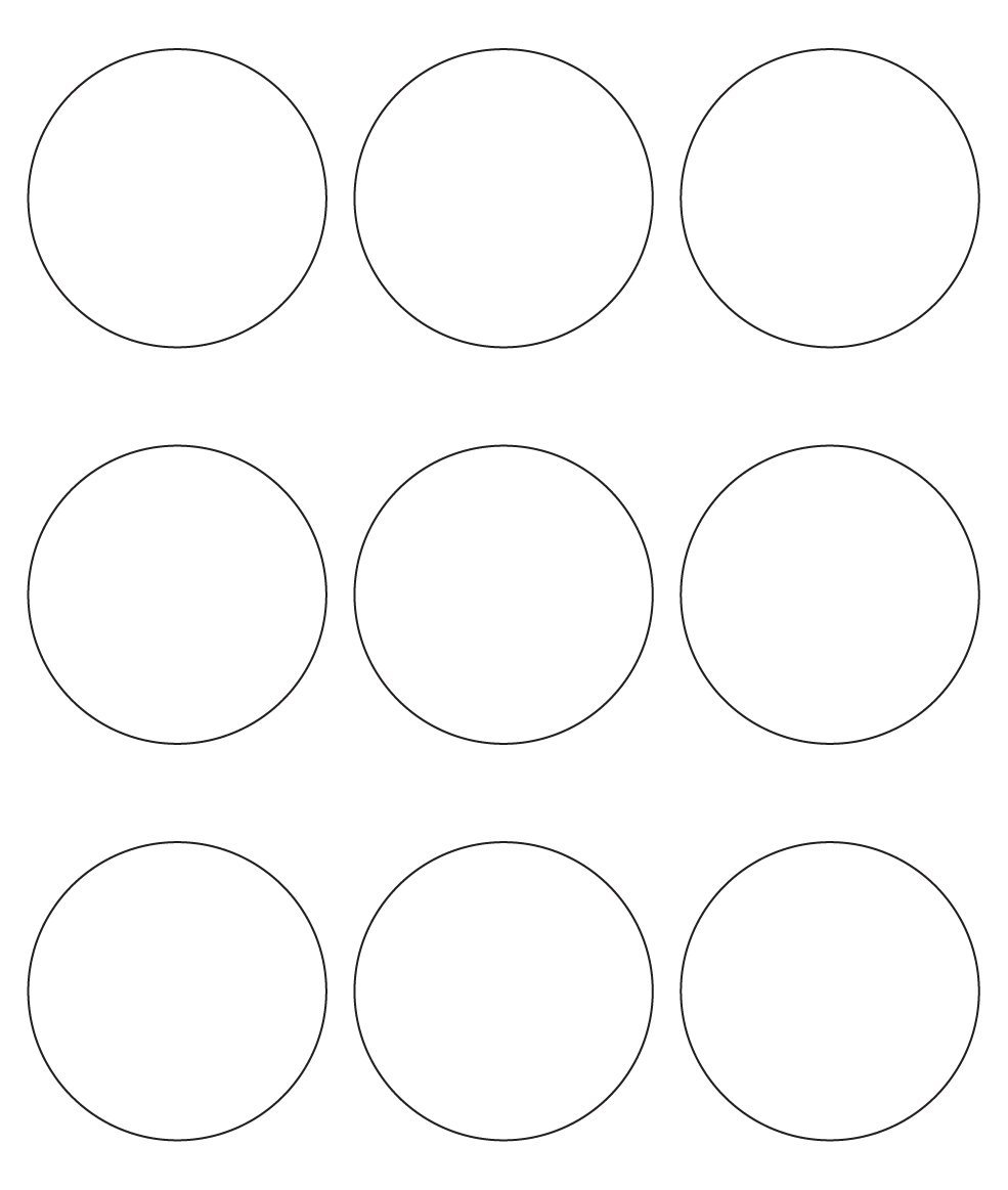 Circle Labels 74mm dia - 2130 labels per roll Circle Labels 74mm dia - 2130 labels per roll