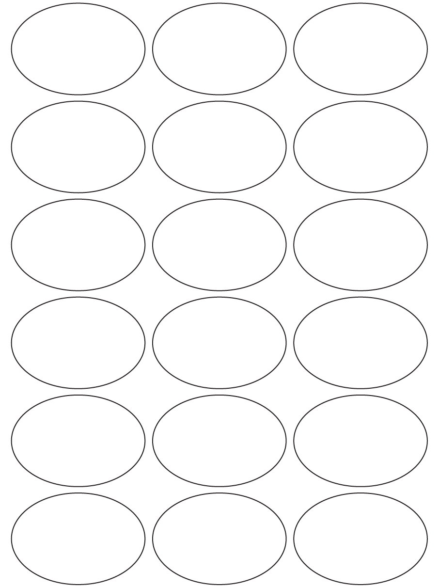 Oval Labels 70mm x 48mm - 4090 labels per roll Oval Labels 70mm x 48mm - 4090 labels per roll