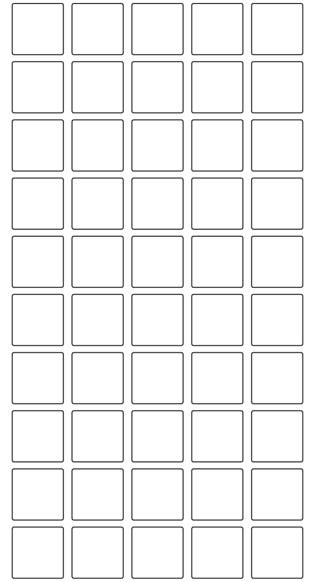 Rectangle Labels 26mm x 26mm - 11850 labels per roll