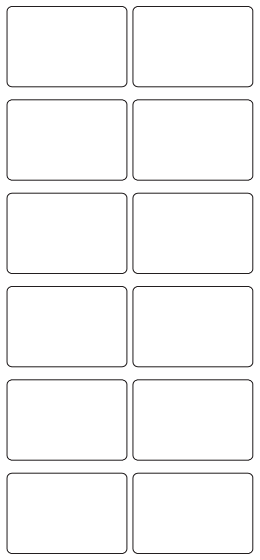 Rectangle Labels 60mm x 40mm - 3010 labels per roll