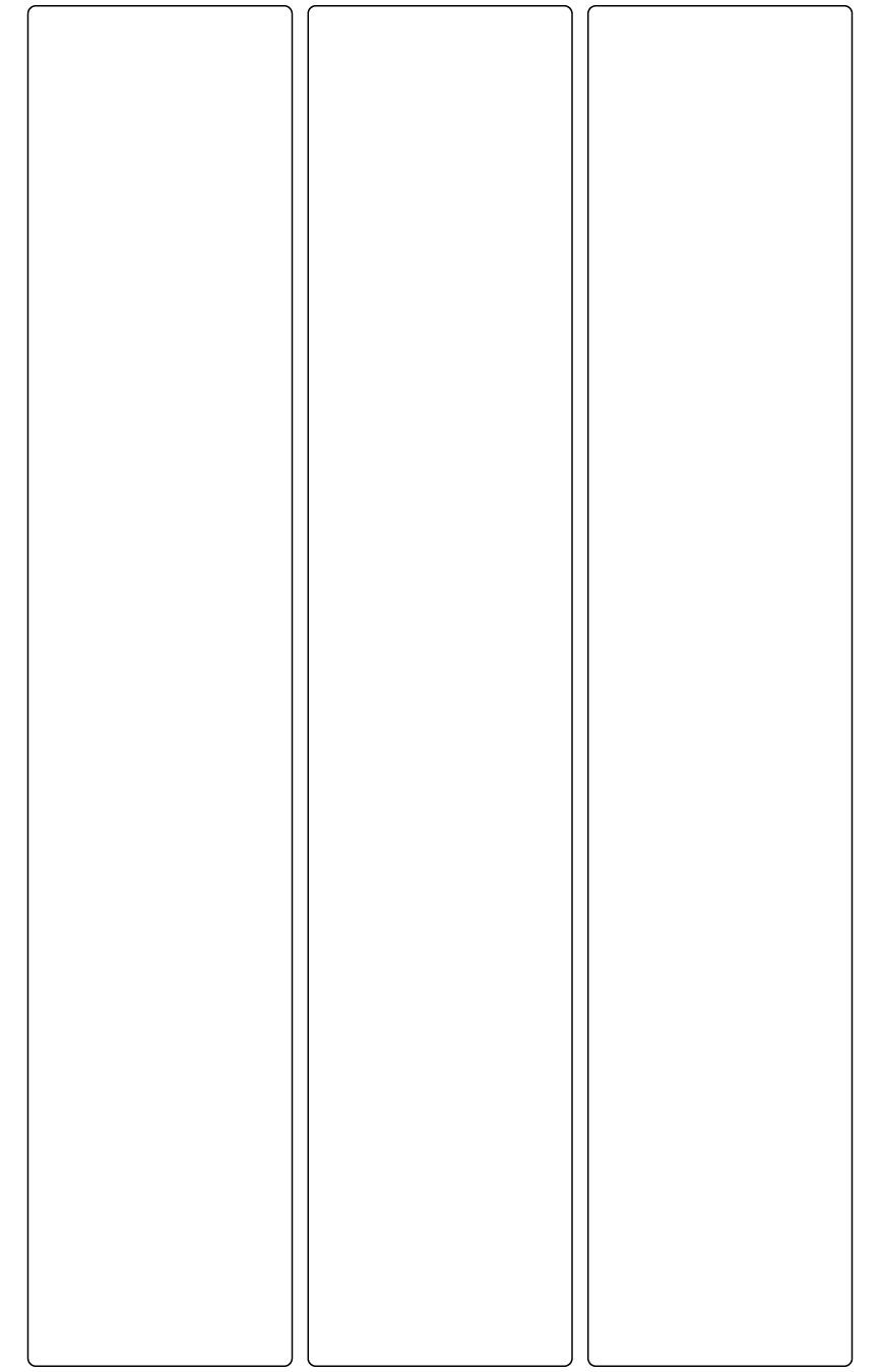 Rectangle Labels 66mm x 340mm - 610 labels per roll
