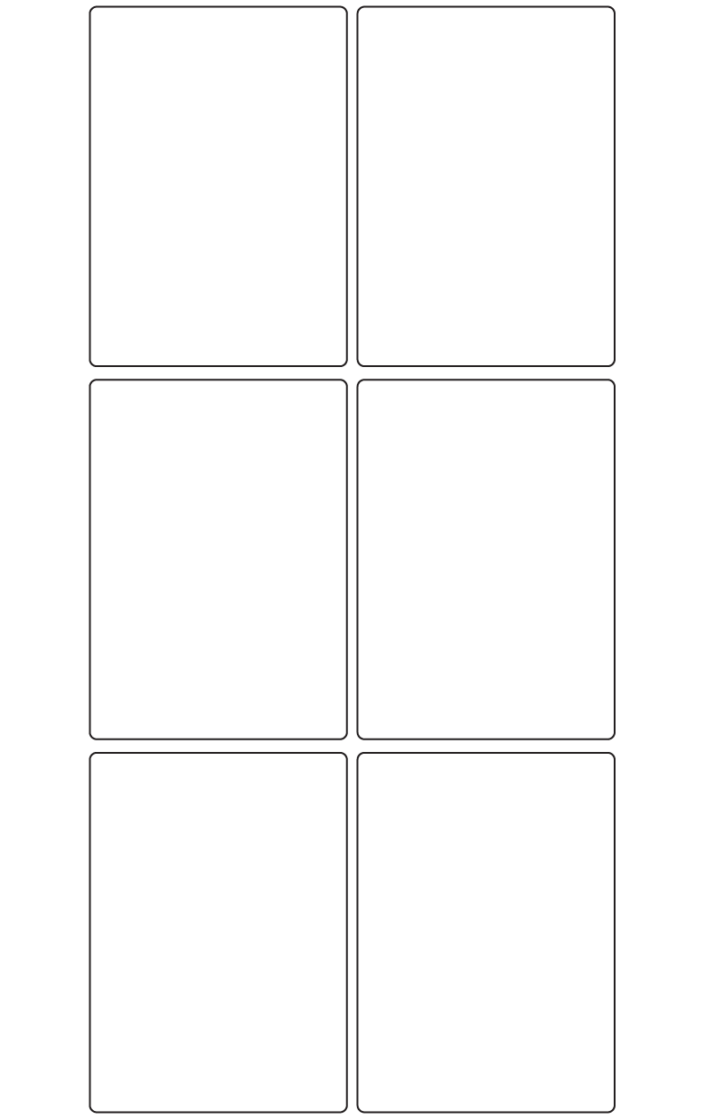 Rectangle Labels 73mm x 102mm - 1320 labels per roll