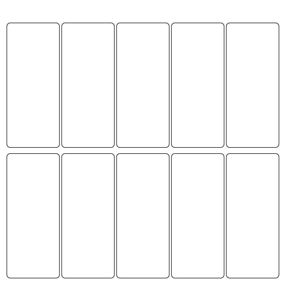 Rectangle Labels 46mm x 109mm - 3060 labels per roll