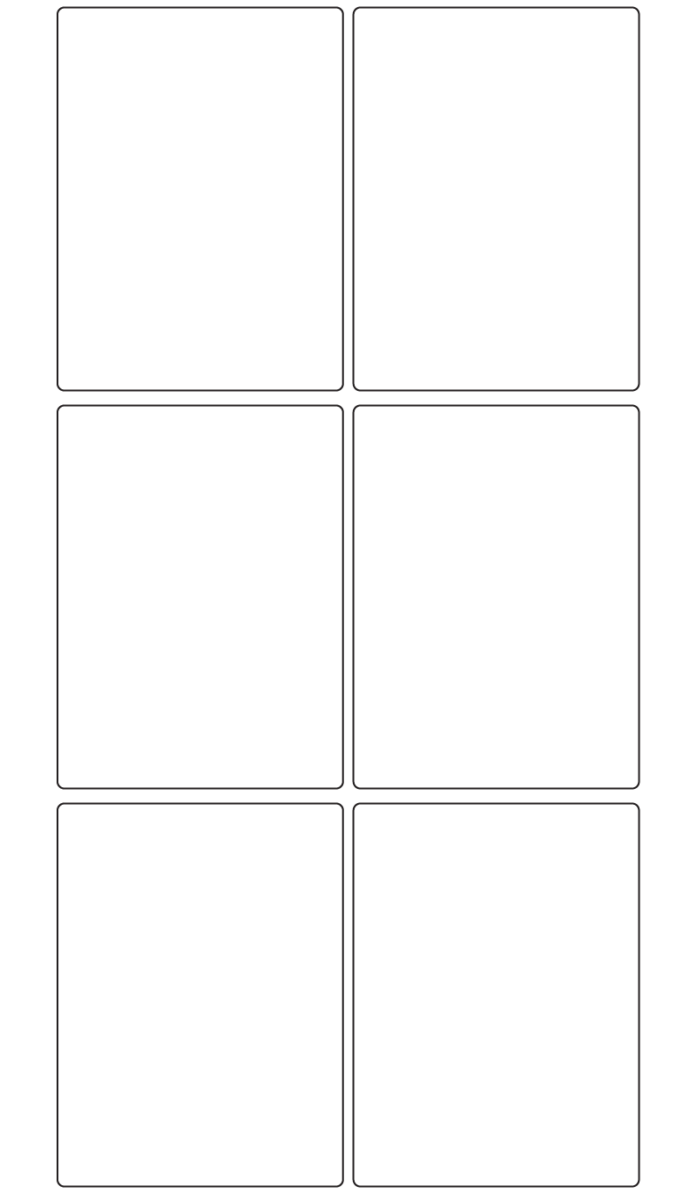 Rectangle Labels 82mm x 110mm - 1220 labels per roll