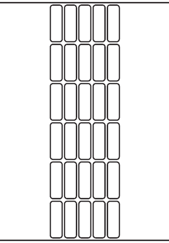 Rectangle Label 15mm x 46mm - 7,100 labels per roll