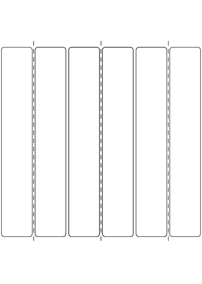 Rectangle Labels 32mm x 197mm - 2000 labels per roll