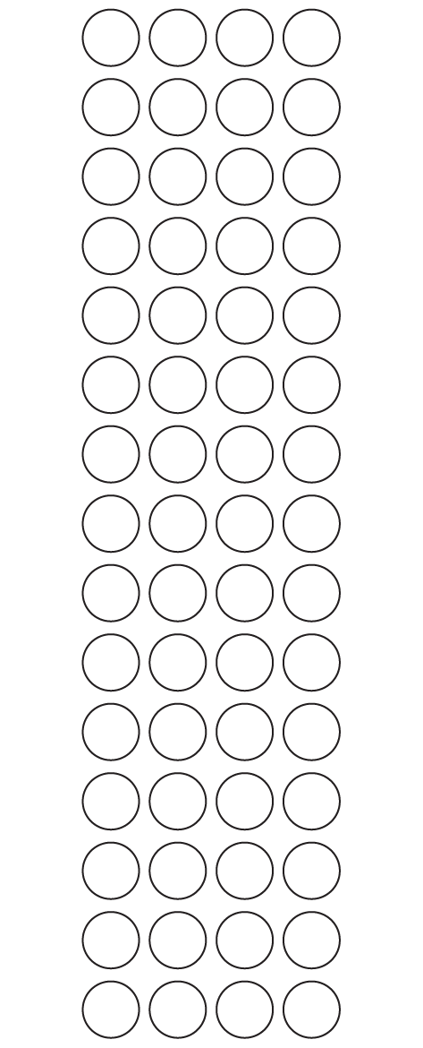 Circle Labels 16mm dia - 14220 labels per roll Circle Labels 16mm dia - 14220 labels per roll