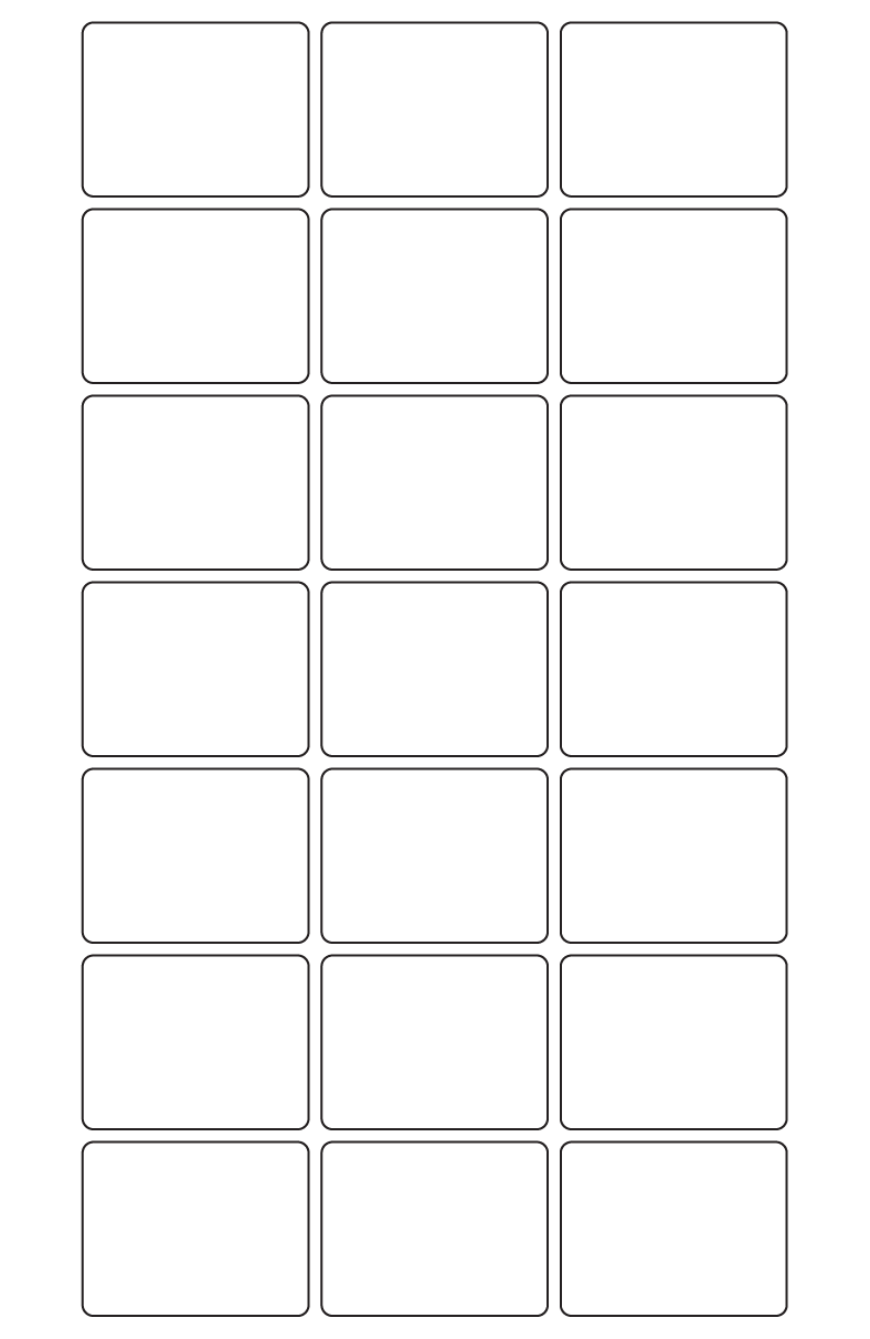 Rectangle Labels 52mm x 40mm - 4770 labels per roll