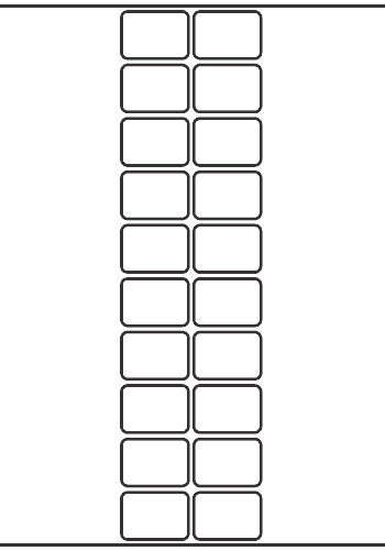 Rectangle Label 37mm x 26mm - 4,740 labels per roll