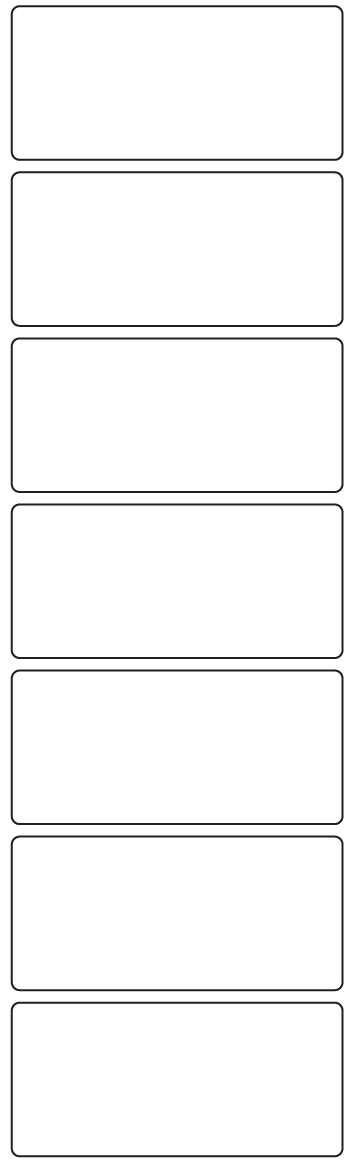 Rectangle Labels 84mm x 39mm - 1660 labels per roll