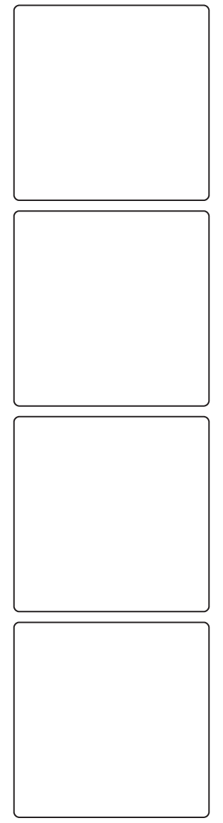 Rectangle Labels 70mm x 70mm - 950 labels per roll