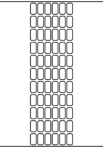 Rectangle Label 12mm x 23mm - 15,600 labels per roll