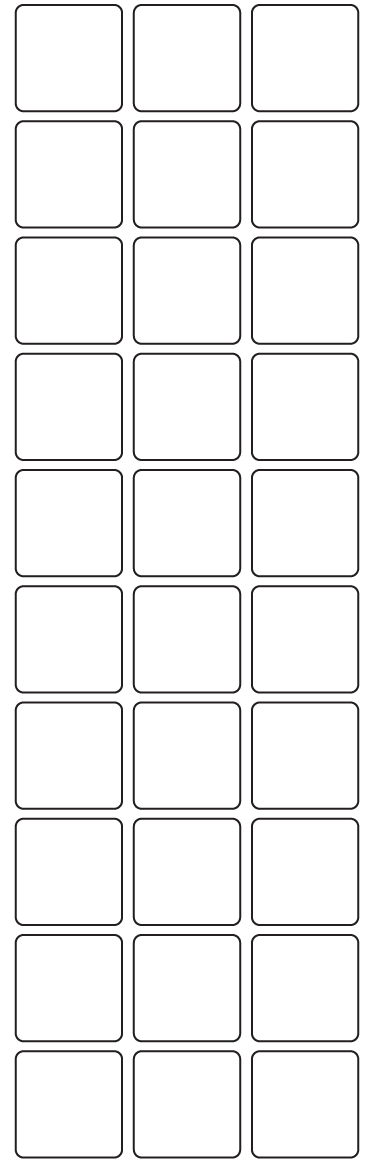 Rectangle Labels 26mm x 26mm - 7110 labels per roll