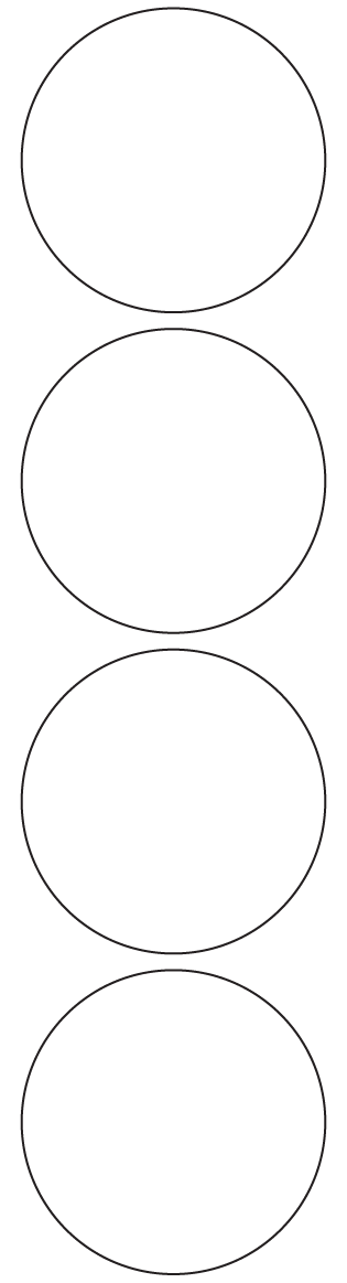 Circle Labels 70mm dia - 950 labels per roll
