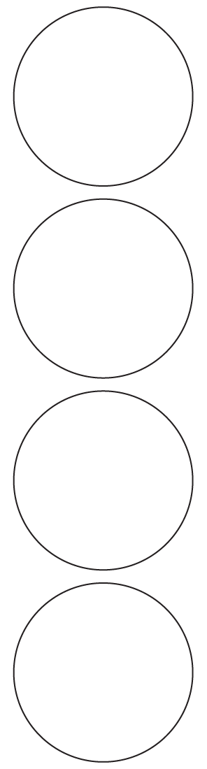 Circle Labels 65mm dia - 1000 labels per roll