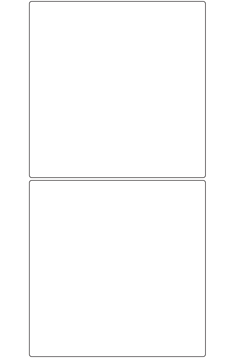 Rectangle Labels 150mm x 150mm - 460 labels per roll