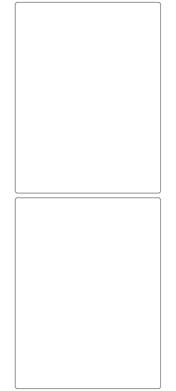 Rectangle Labels 124mm x 163mm - 420 labels per roll