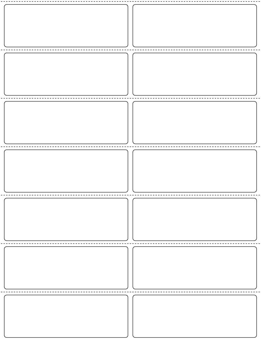 Rectangle Labels 102mm x 35mm - 3510 labels per roll