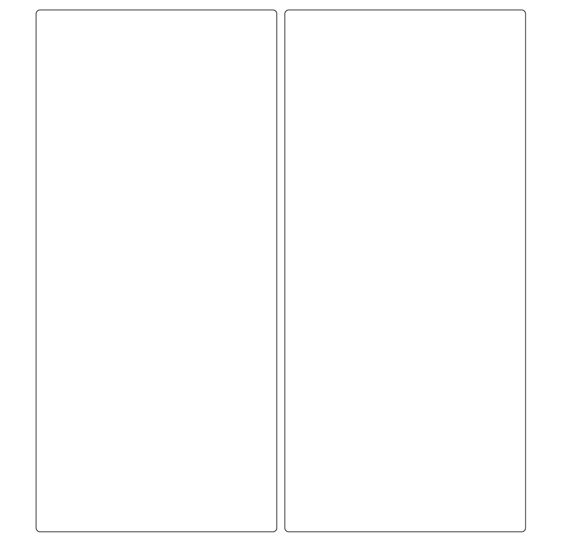 Rectangle Labels 120mm x 260mm - 520 labels per roll